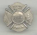 Service Pin(s)/F.D. Servic PHILA.