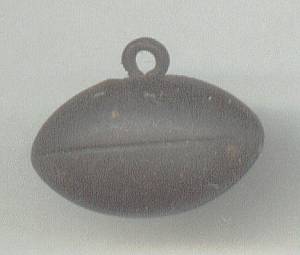 Charm(s)/C.1910 Solid Brass Football