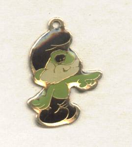 Charm(s)/Papa Smurf/Green Enamel