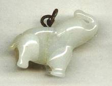 Charm(s)/Carved Agate Elephant