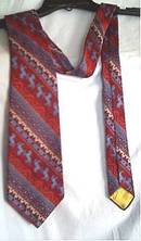 Tie/Oleg Cassini 1970's Blue Horse