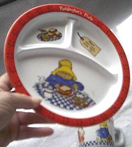 Collectibles/Padington Bear Childs Plate & Cup
