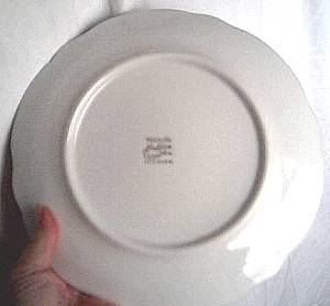 Porcelain/China/Wellsville China/Carriage-Lantern Plate