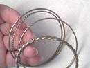 Bracelet/4 Thin Metal Bangles