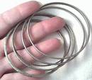Bracelet/5 Thin Metal Bangles