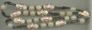 Necklace/Deco Era Venetian Lampworked Beads