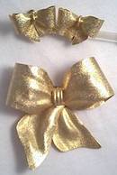 Set(s)/Unsigned Designer GT Bow Brooch&Ear