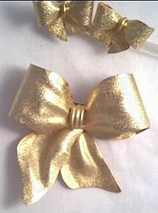 Set(s)/Unsigned Designer GT Bow Brooch&Ear
