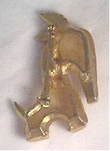 Brooch/Designer Knockoff Hattie Carnrgie Figural
