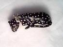 Brooch/Designer Kenneth Lane Enameled Panther