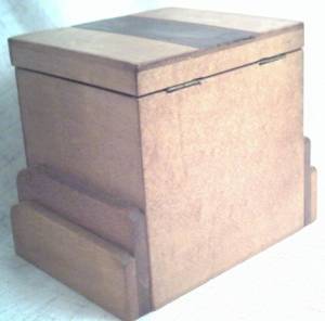 Smoking Item/Wooden Cigarette Box/Holds 3 Short