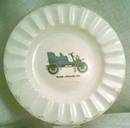 Smoking Item(s)/Round Ashtray/Unmarked/1970's/Transfer Deco of 1903 Cadillac Auto