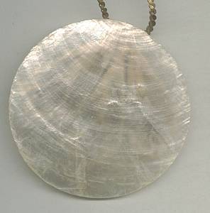 Necklace/Tourist Type/Shell Madallion On GT Chain