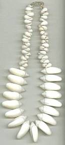 Necklace/Choker/Tourist Type White Shells
