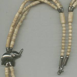 Necklace/Ethnic/Shell & ST Elephants