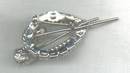 Brooch/C.1960's ST W/Blue Rhinestones