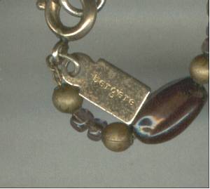 Necklace/Designer Begere' Purple Glass Beads
