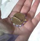 Brooch/Unsigned C.1960's AB Rivoli & Margarita Wired Beads