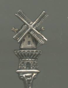 Souvenir Spoon/Netherland Sterling Salt