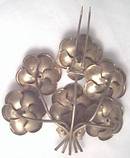 Fur Clip/1930's Huge Floral W/Huge Cleasr R/S
