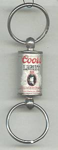 Advertising/Double Key Ring/Coors Light Beer Can