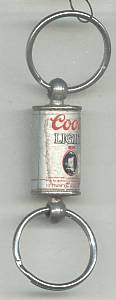 Advertising/Double Key Ring/Coors Light Beer Can