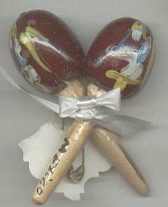 Souvenirs/Mexico Pin/Musical Instruments