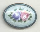 Brooch/Guilloche Enamel Nade In Cechoslovakia