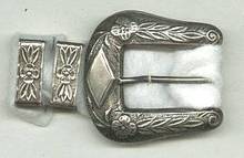 Belt Buckle Set/3-Piece Sterling