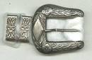 Belt Buckle Set/3-Piece Sterling