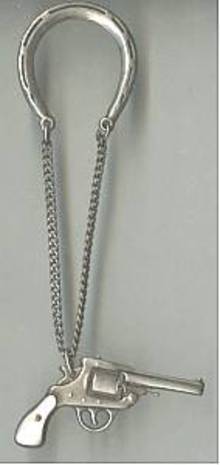 Misc. Sterling Six Shooter & Horse Shoe