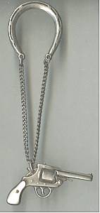 Misc. Sterling Six Shooter & Horse Shoe