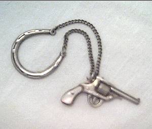 Misc. Sterling Six Shooter & Horse Shoe