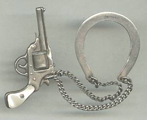 Misc. Sterling Six Shooter & Horse Shoe