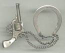 Misc. Sterling Six Shooter & Horse Shoe
