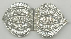 Belt Buckle/Stamped Retro-Deco Style