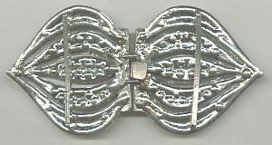 Belt Buckle/Stamped Retro-Deco Style
