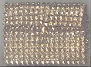 Purse/Whiting&Davis/Evening/Tiny Goldtone