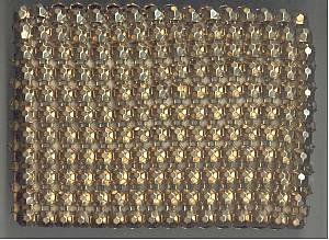 Purse/Whiting&Davis/Evening/Tiny Goldtone