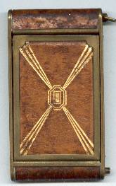 Vanity Item(s)/Compact/Leather Art Deco/Camera
