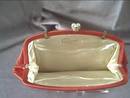 Purse/Stylemark by Mutterperl/Clutch/Orange-Red/Satinlike Fabric