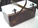 Purse/Plastic/Lucite/Faux Tortise Shell/Box