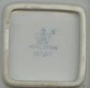 Smoking Item(s)/Ceramic AshtraySmall Square/Royal Crownark/Transfer Deco Of 1903 Cadillac Auto