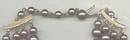 Necklace/1960's-1970's Japan 4-Strand Pearlized Rosey-Taupe Bead Choker