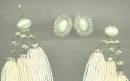 Set(s)Torsad Style Necklace & Ear Clips(Pale