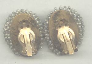 Set(s)Torsad Style Necklace & Ear Clips(Pale