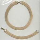 Set(s)/Goldtone Mesh Choker & Matching Bracelet