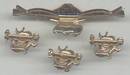 Set(s)GT Collar Bar/Clip W/Enaml Mushroom & 3 Enamel Lady Bug Scatter Pins