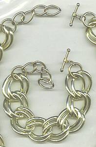 Set(s)Large GT Link Necklace & Bracelet W/Toggle Clasps