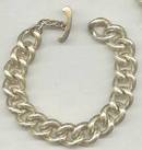 Set(s)Textured GT Link Necklace & Bracelet W/Toggle Clasps